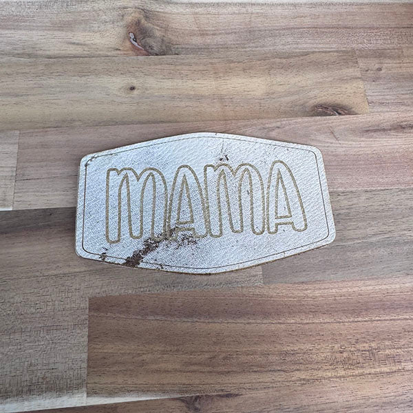 Mama - Cowhide Patch