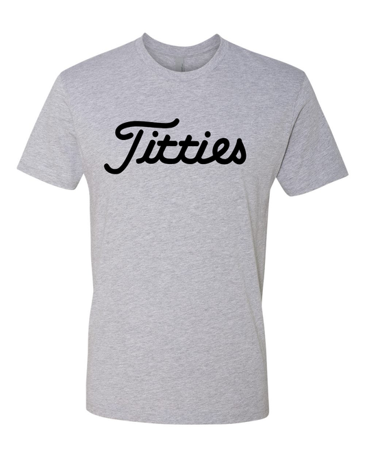 Titties Font Tee