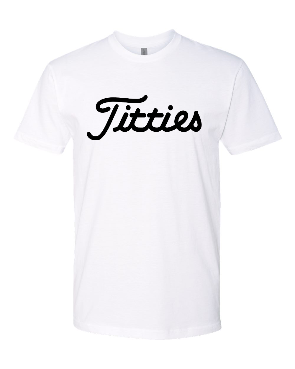 Titties Font Tee