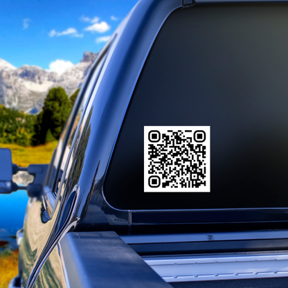 Get Your Own!  Show Me Your Titties QR Code Sticker