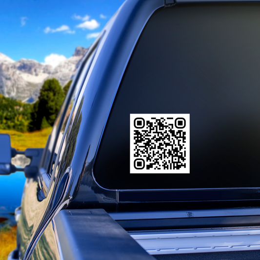 Get Your Own!  Show Me Your Titties QR Code Sticker