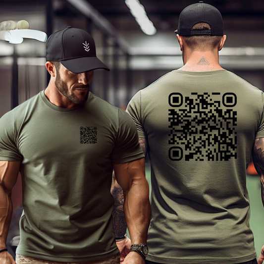 Show Me Your Titties QR Code T-Shirt